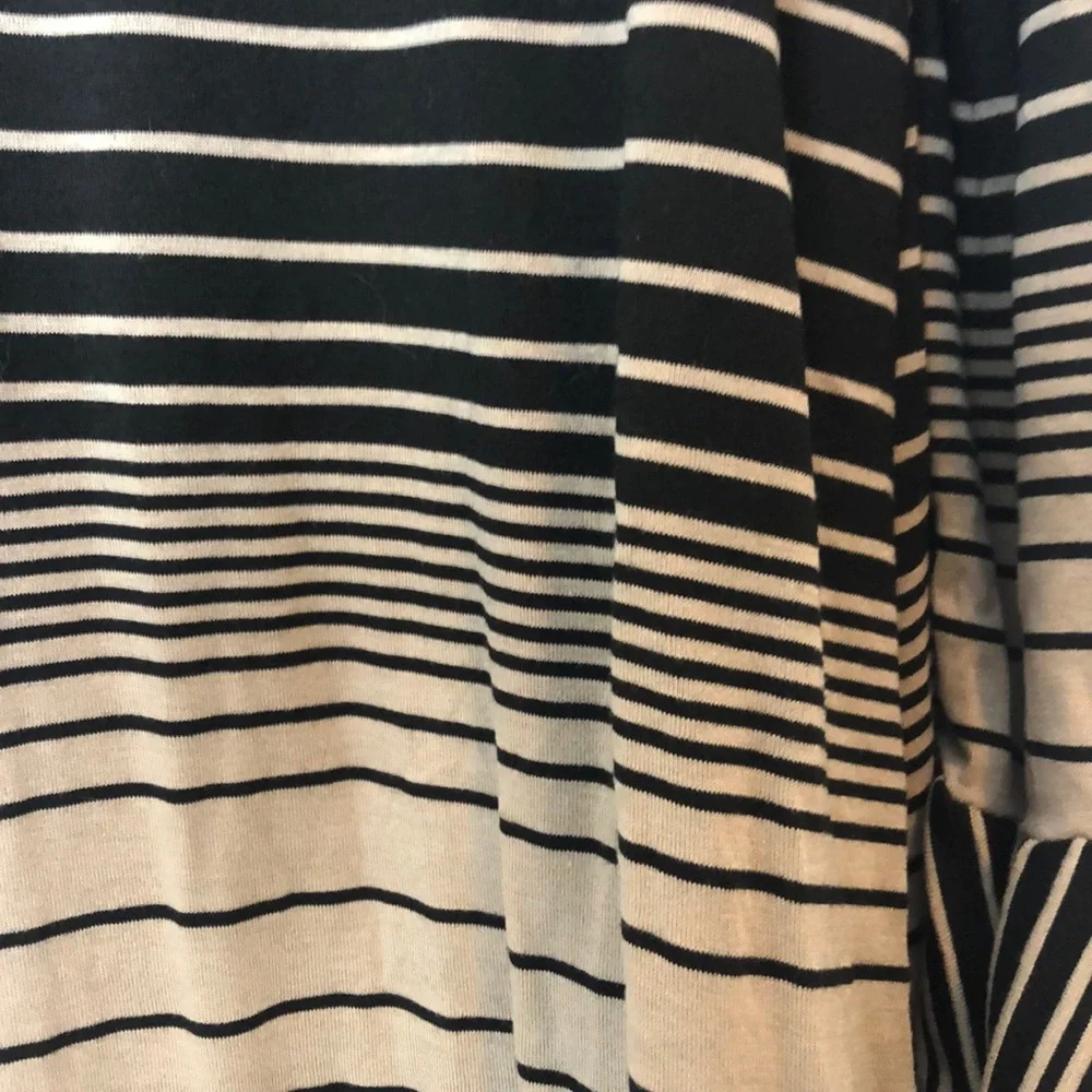 Area code 407 l NWOT Black Stripe Dress